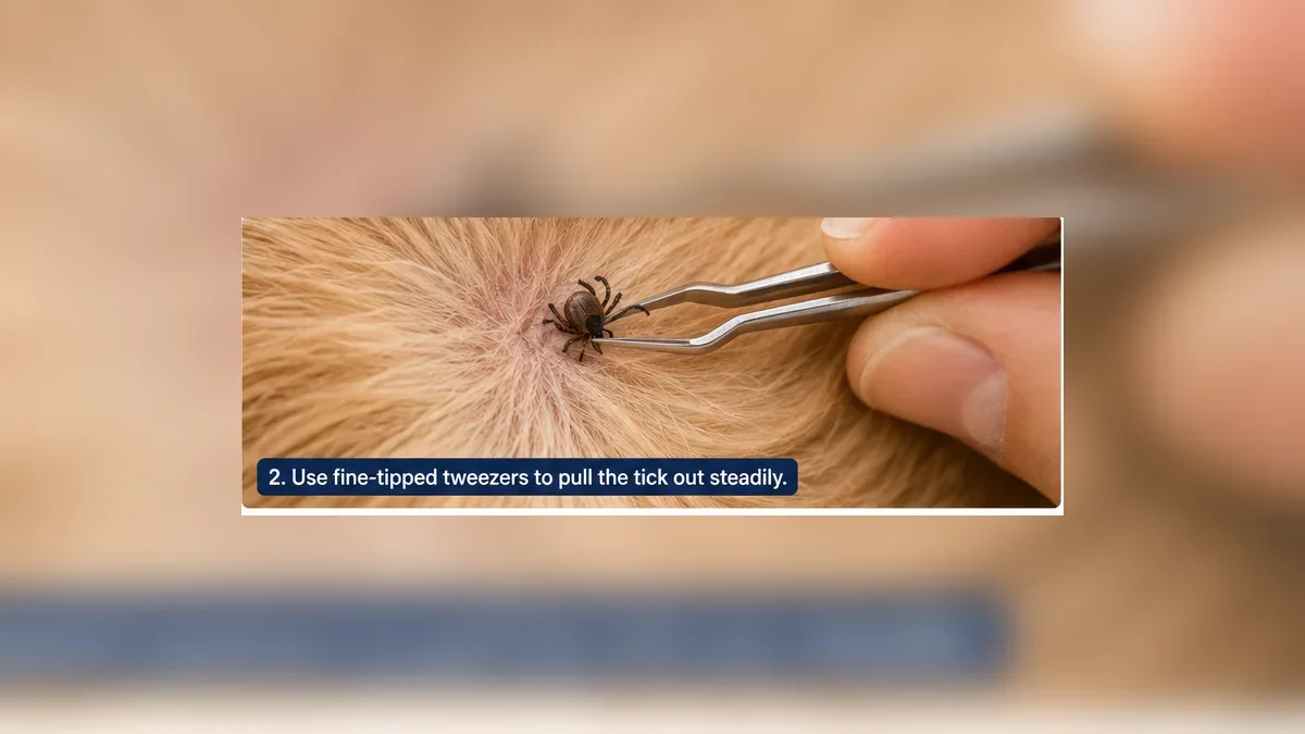 Dog brushing at home