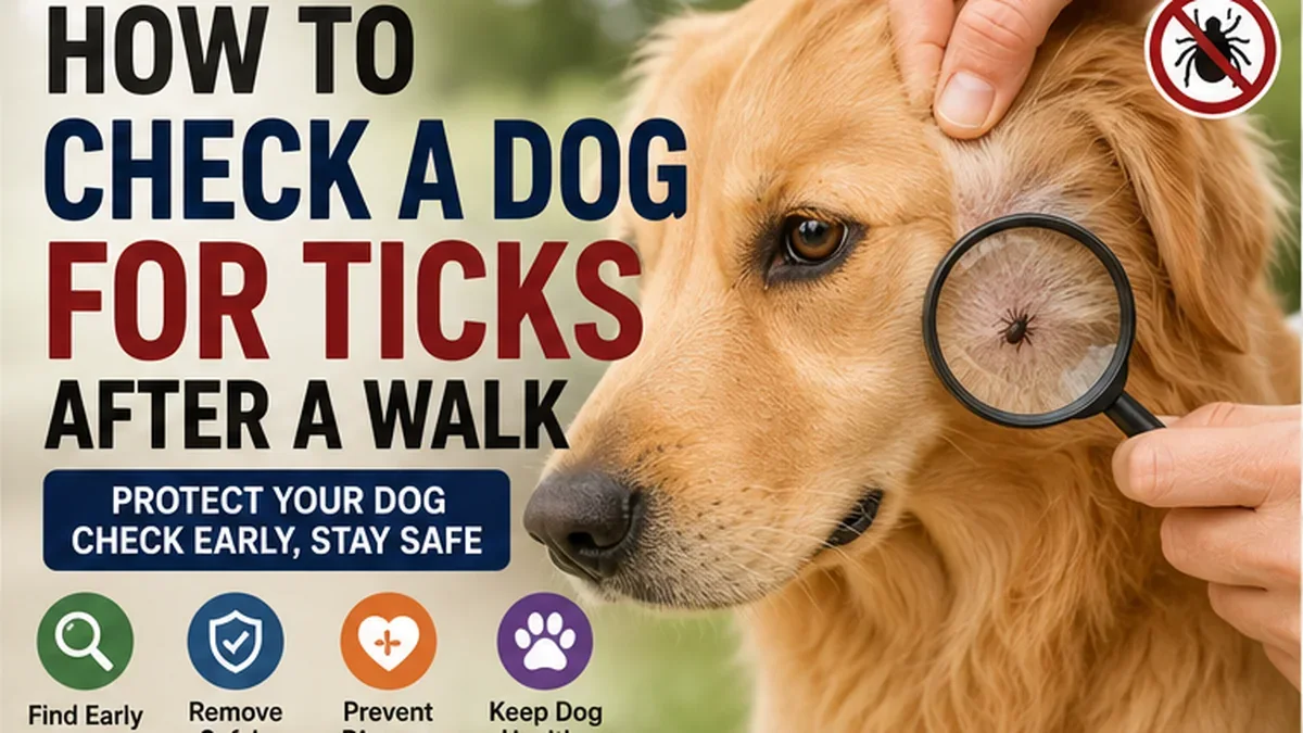 How to Check a Dog for Ticks After a Walk