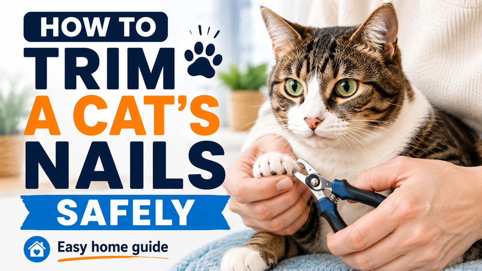 How to Trim a Cat’s Nails Safely at Home