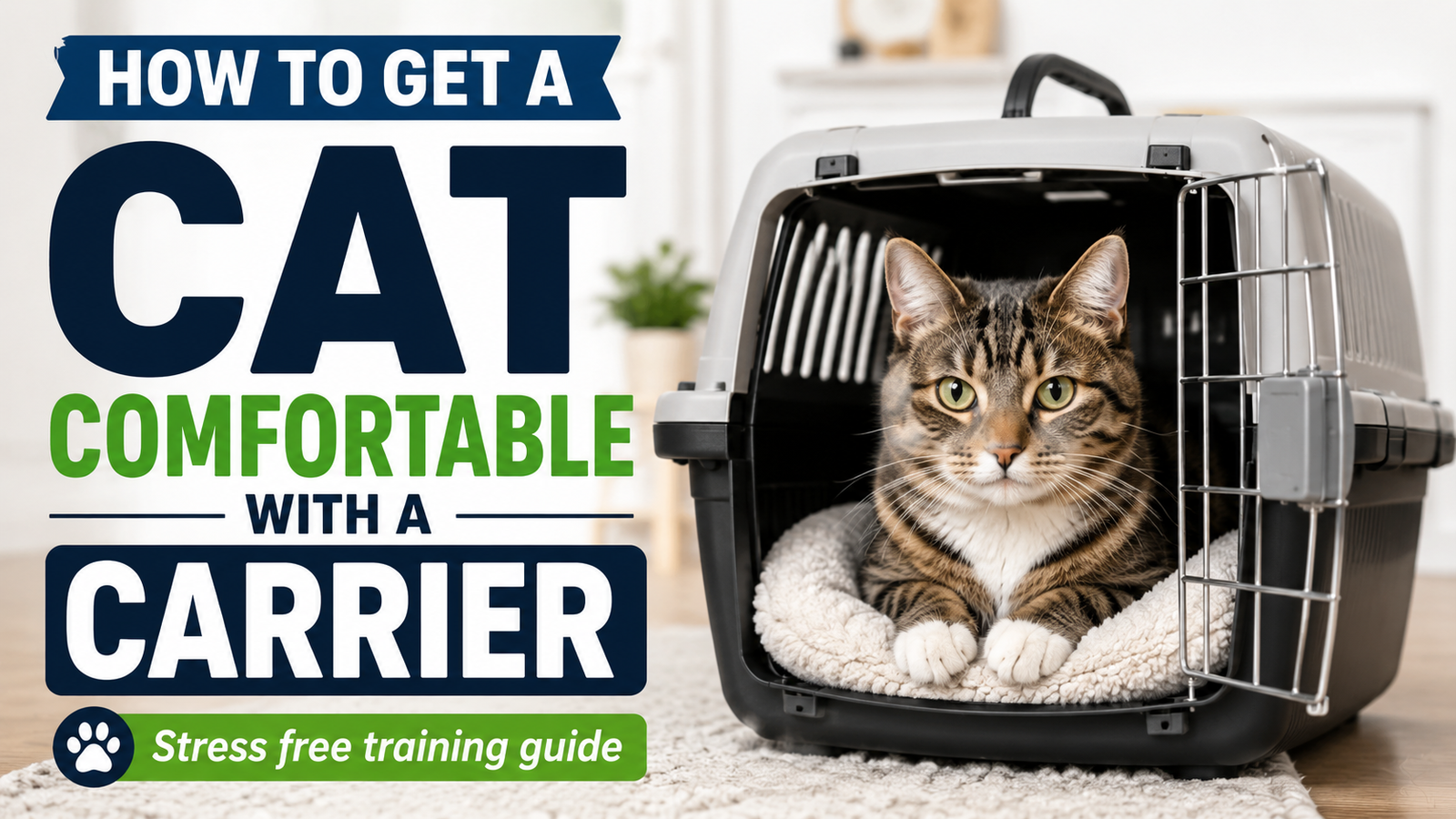 How to Get a Cat Comfortable With a Carrier