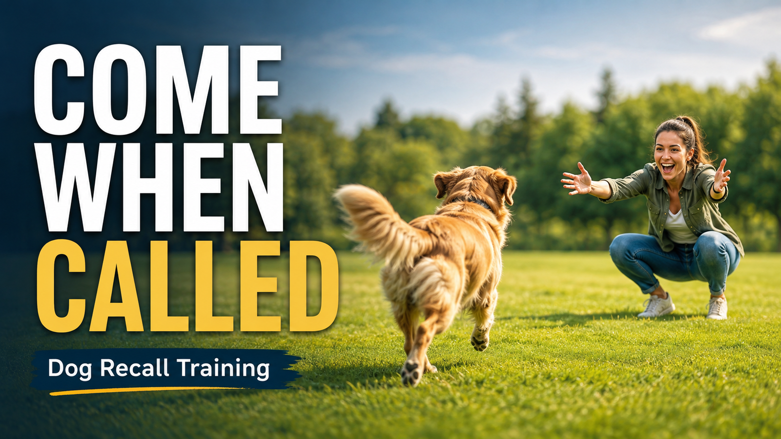 How to Teach a Dog to Come When Called