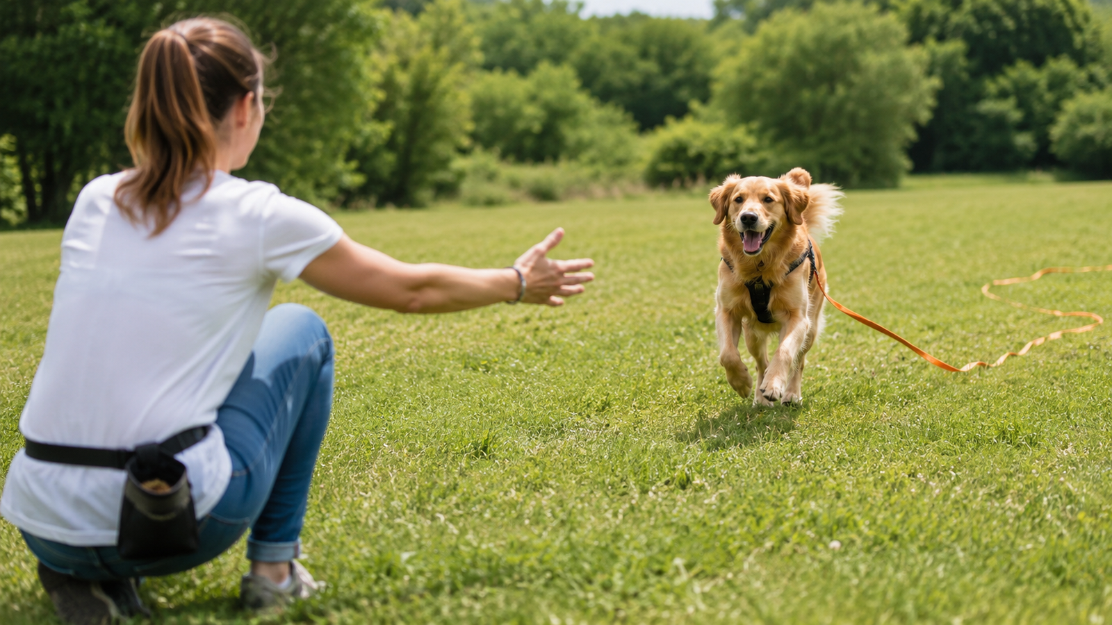 Dog brushing at home