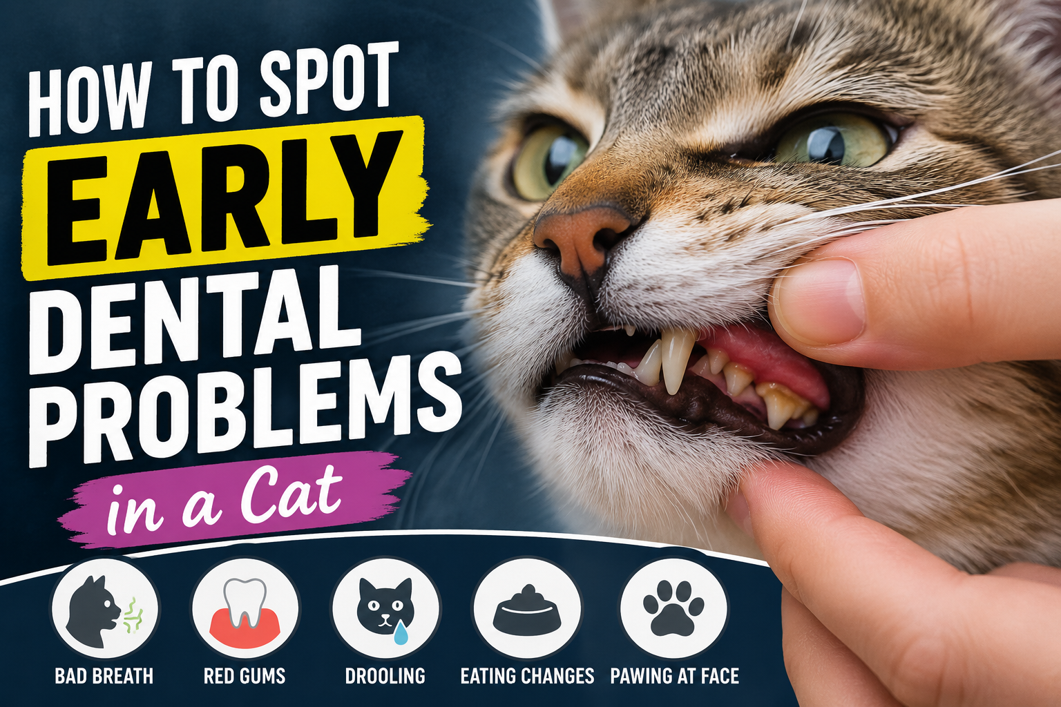 How to Spot Early Dental Problems in a Cat