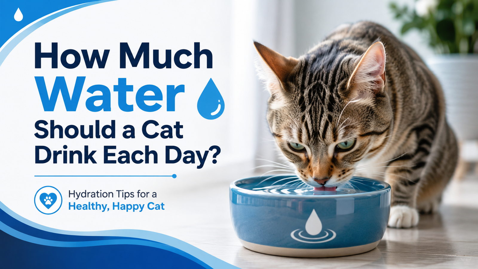 How Much Water Should a Cat Drink Each Day?