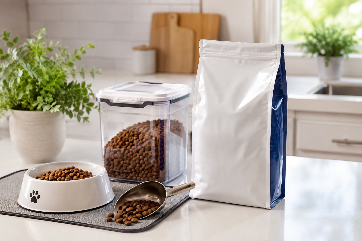 How to Store Dry and Wet Pet Food Safely at Home