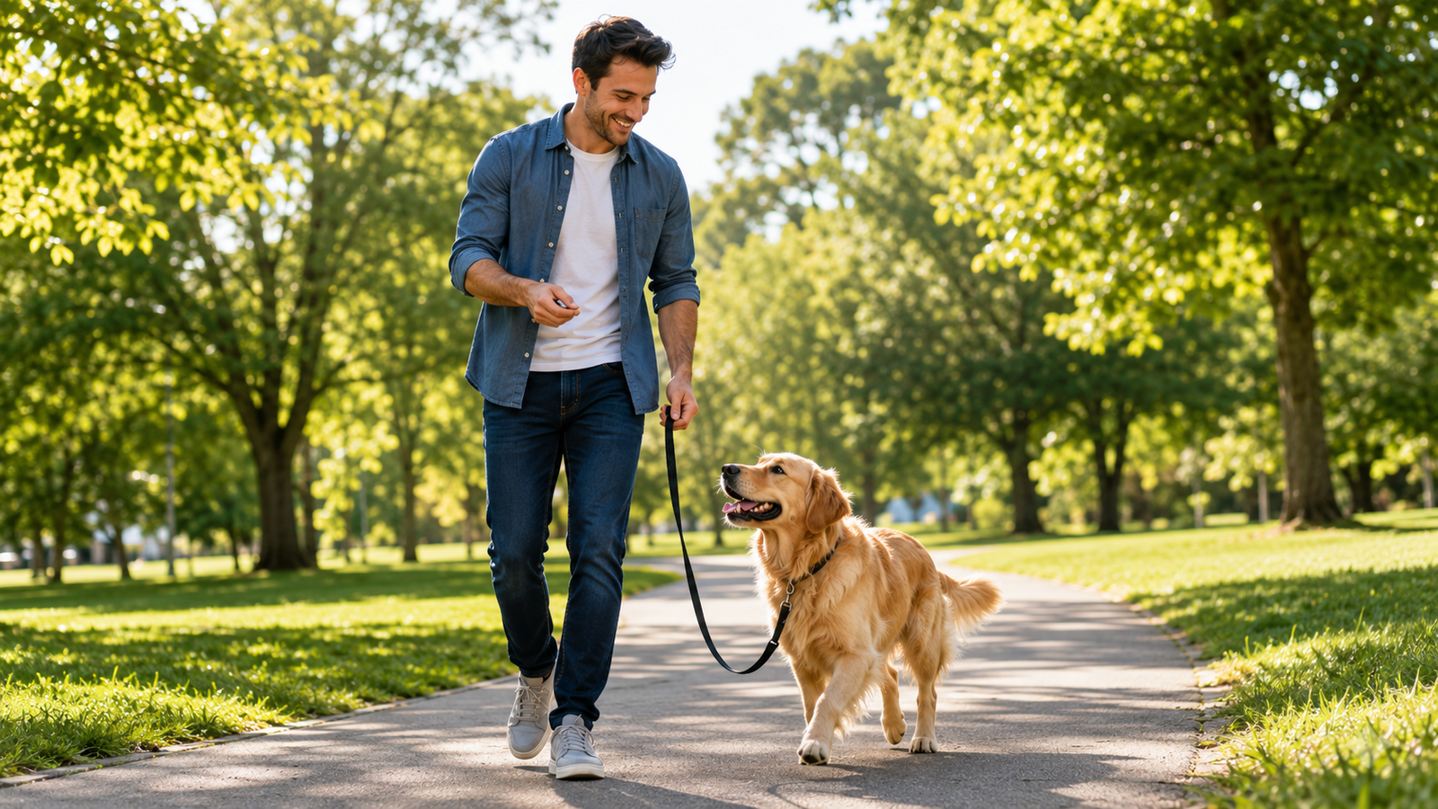 Dog brushing at home