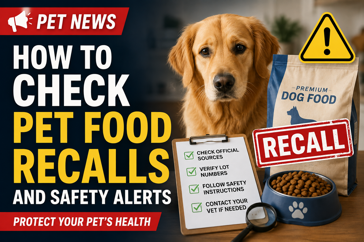 How to Check Pet Food Recalls and Safety Alerts Before You Feed Your Pet