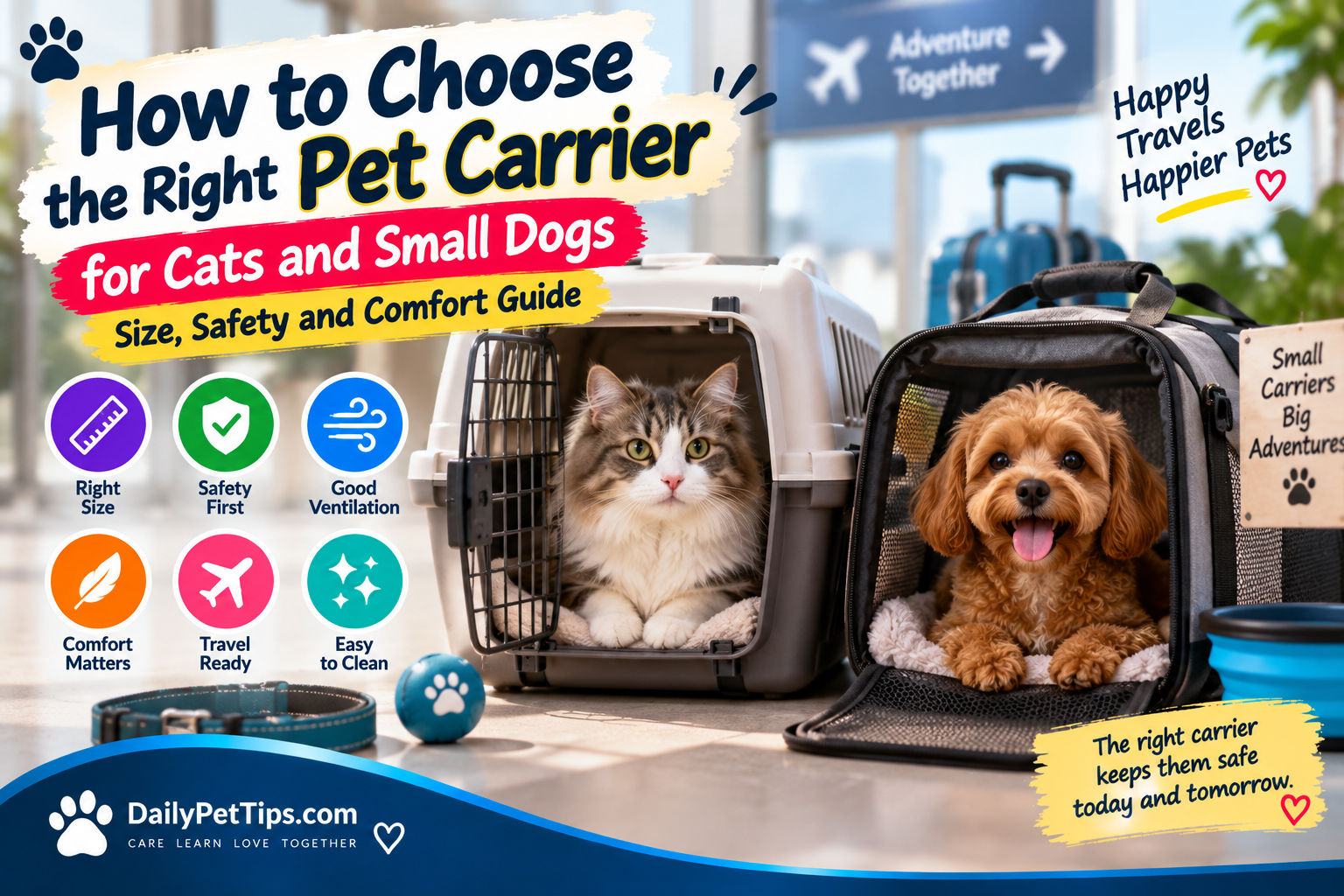 How to Choose the Right Pet Carrier for Cats and Small Dogs
